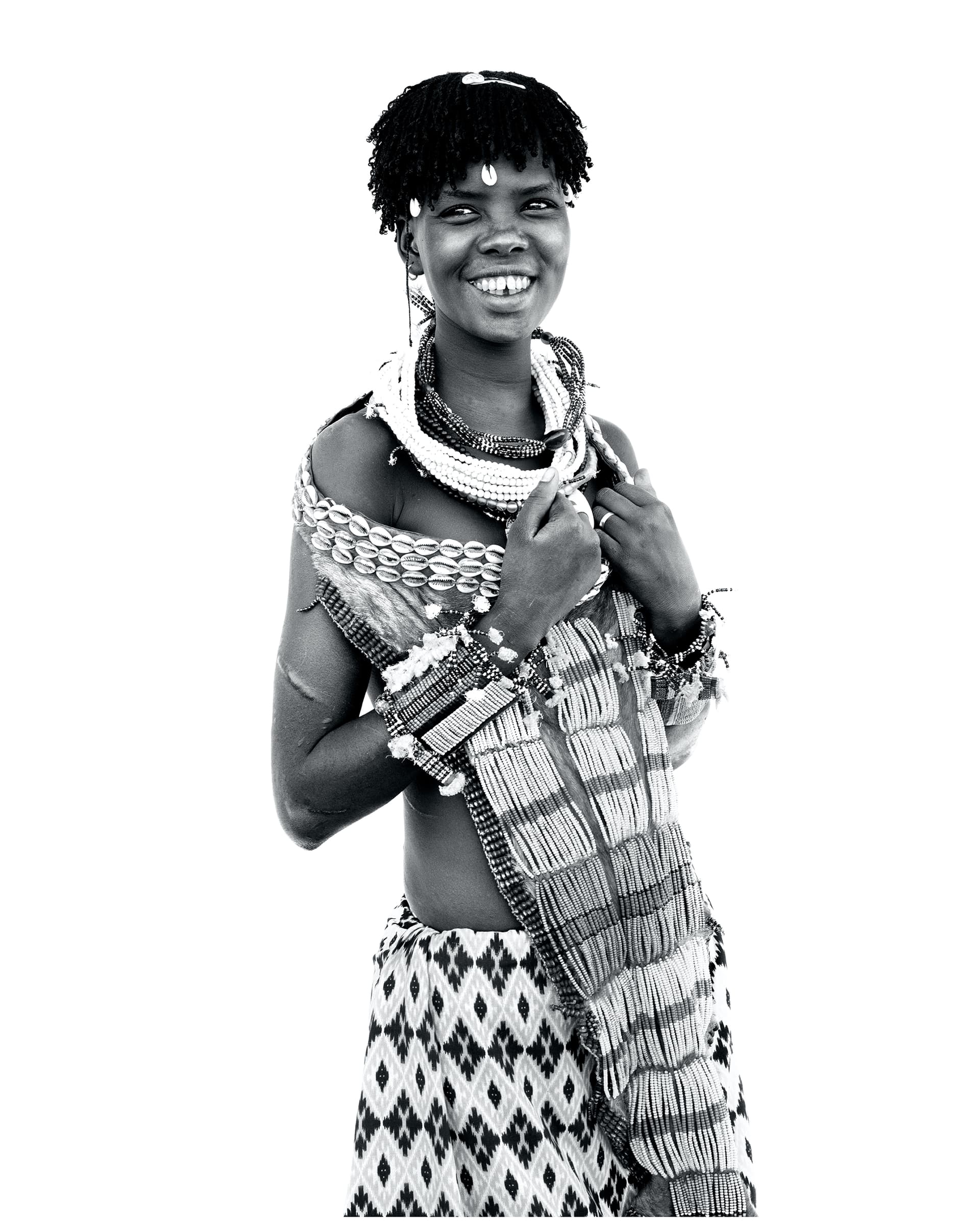 Young woman, Hamer community
