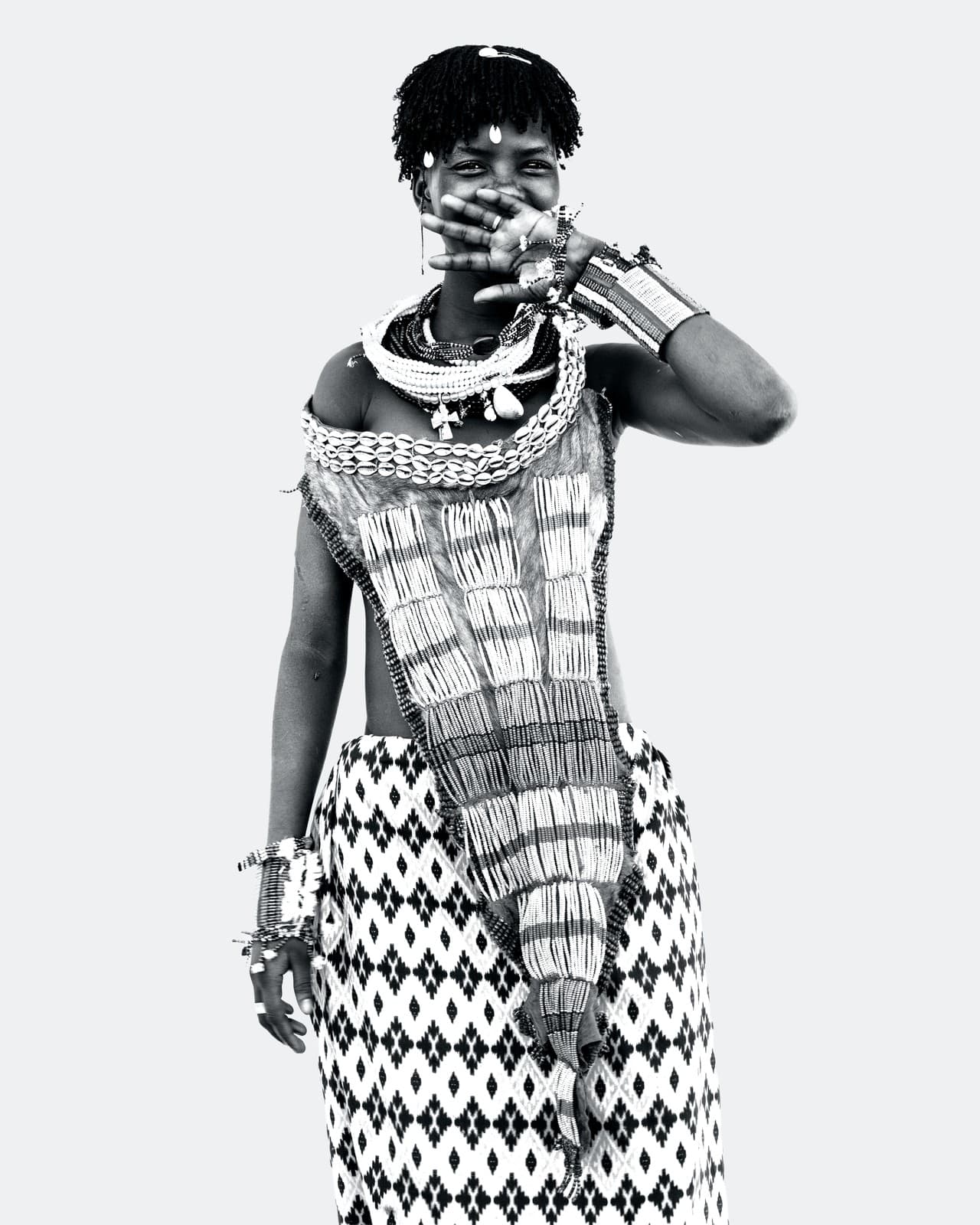 Young woman, Hamer community