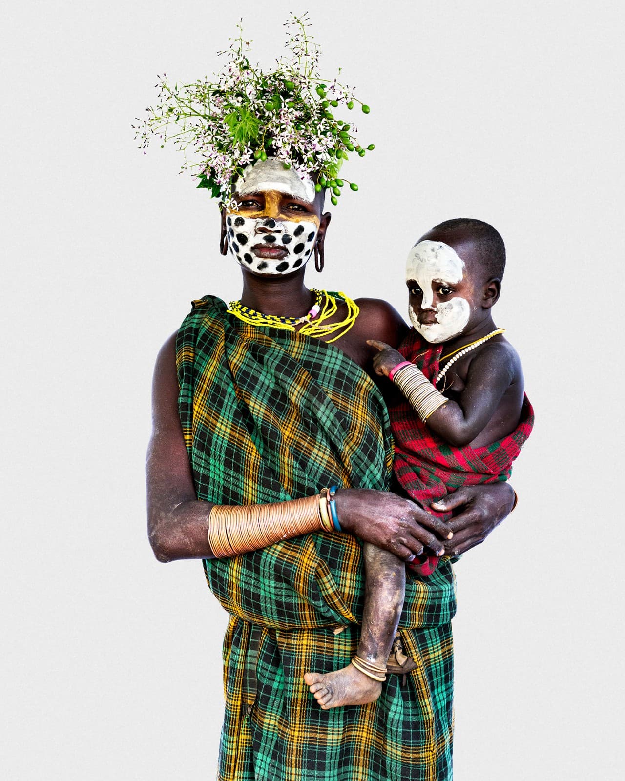 Mother and child, Suri community