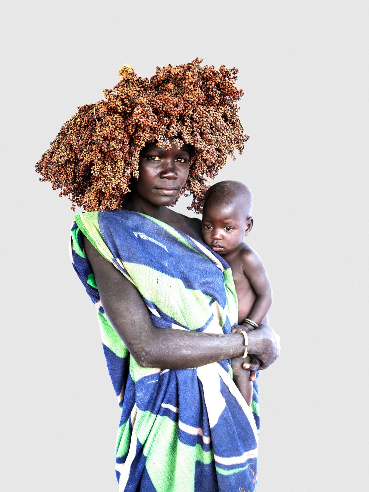 Mother and child, Suri community