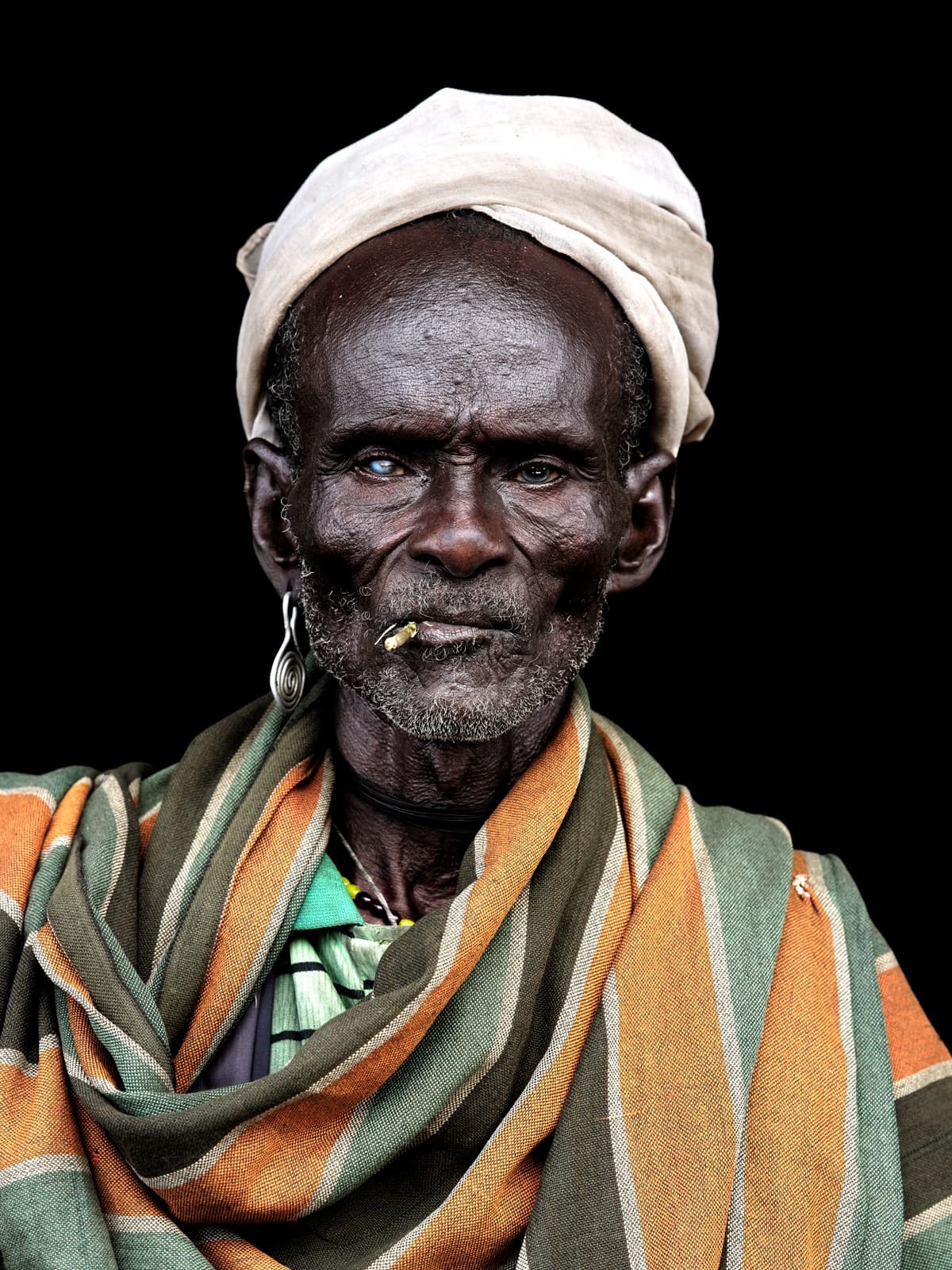 Elderly man, Arbore community